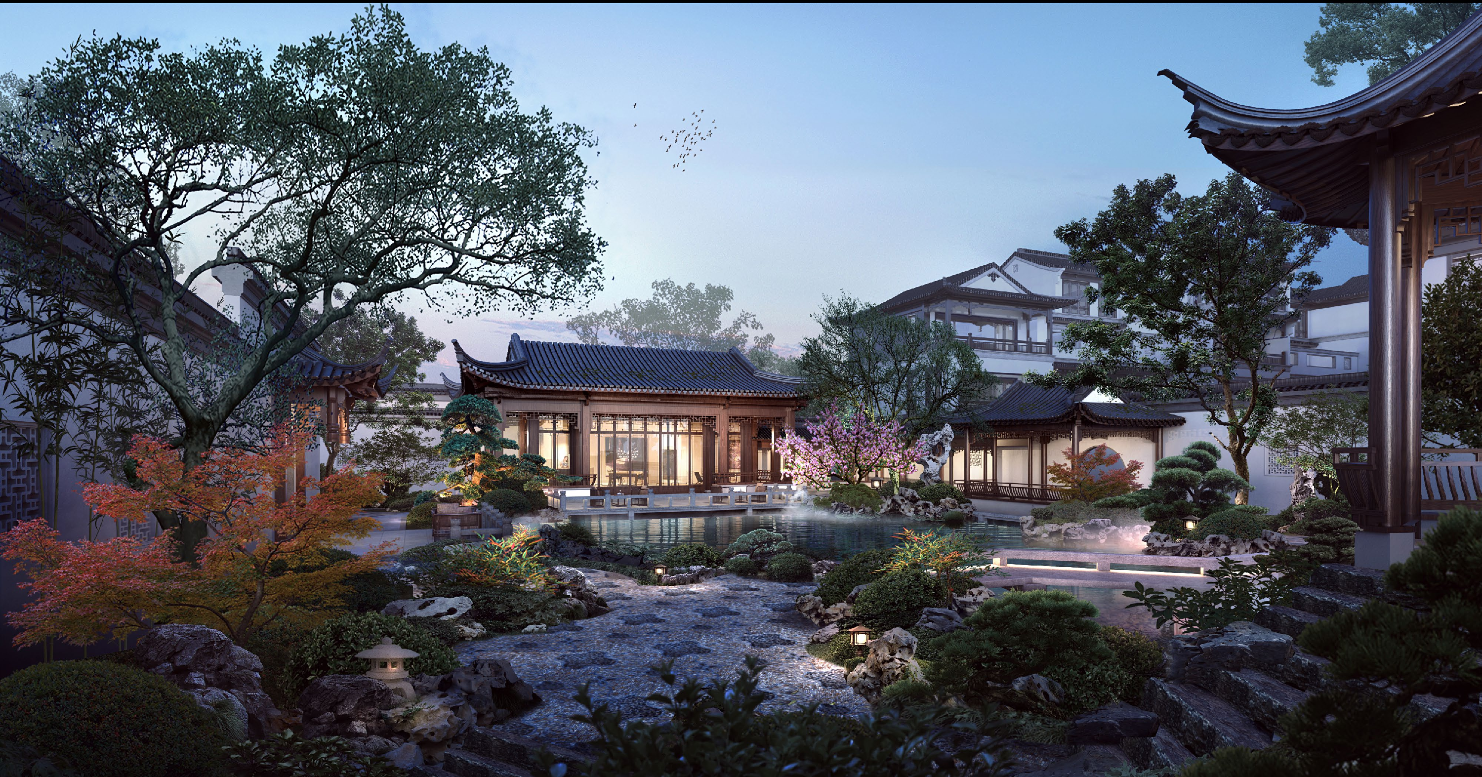 六安中式庭院